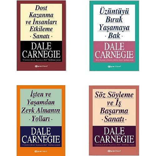 Dale Carnegie 4 Kitap Kişisel Gelişim Seti : Dale Carnegie,…