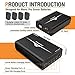 Energen Mavic Pro Battery Charger Hub, DJI Mavic Pro Drone Charger Accessories, Charge 4 Batteries & 2 USB Ports Simultaneously