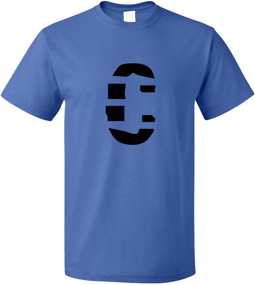 Custom Graphic T Shirts for Men C Jailbird Initial Monogram Letter C Cotton
