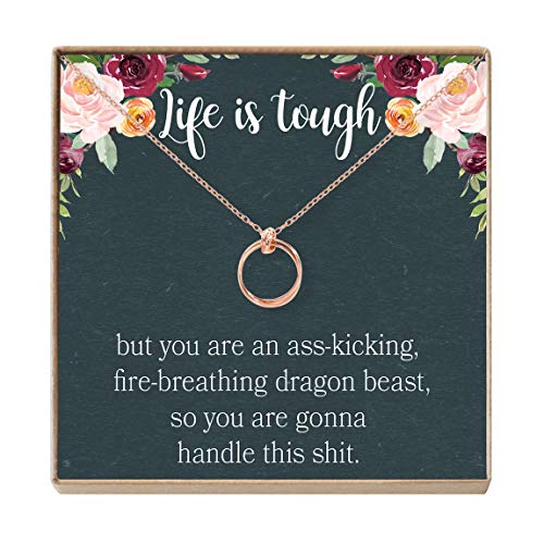 Dear Ava Sympathy Gift Necklace: Illness, Cancer, Chemo, Sickness, Thinking of You, Encouragement