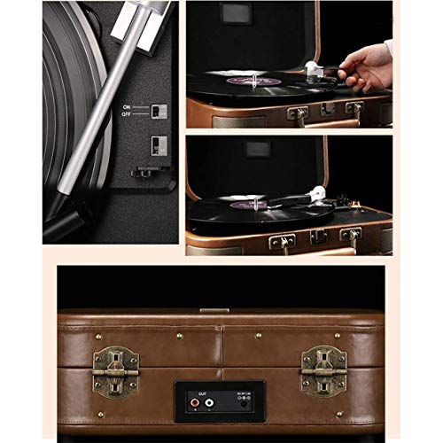 Tourne-Disque, Tourne-Disque Vintage Bluetooth Tourne-Disque Portable LP Lecteur de Vinyle de Musique Classique - Les Beatles, Paul McCartney, John Lennon, RIngo Starr, George Harrison Tourne-Disque, Tourne-Disque Vintage Bluetooth Tourne-Disque Portable LP Lecteur de Vinyle de Musique Classique – Image 6