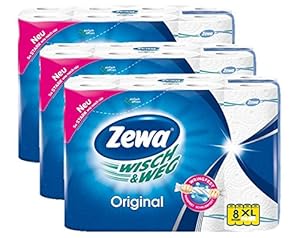Zewa Wisch & Weg Original Küchenrollen 3 x 8