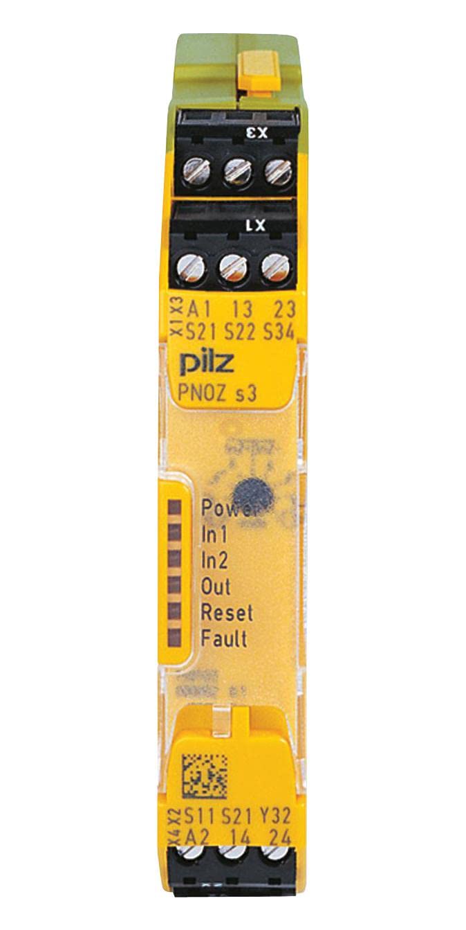 750103 Pilz - PNOZ s3 24VDC 2 n/o - Safety relay PNOZsigma - E-STOP, safety gates, light grids