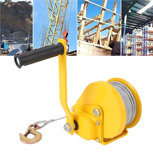 Winche manual Zunate 1200LBS con cable de acero 5m miniatura 5