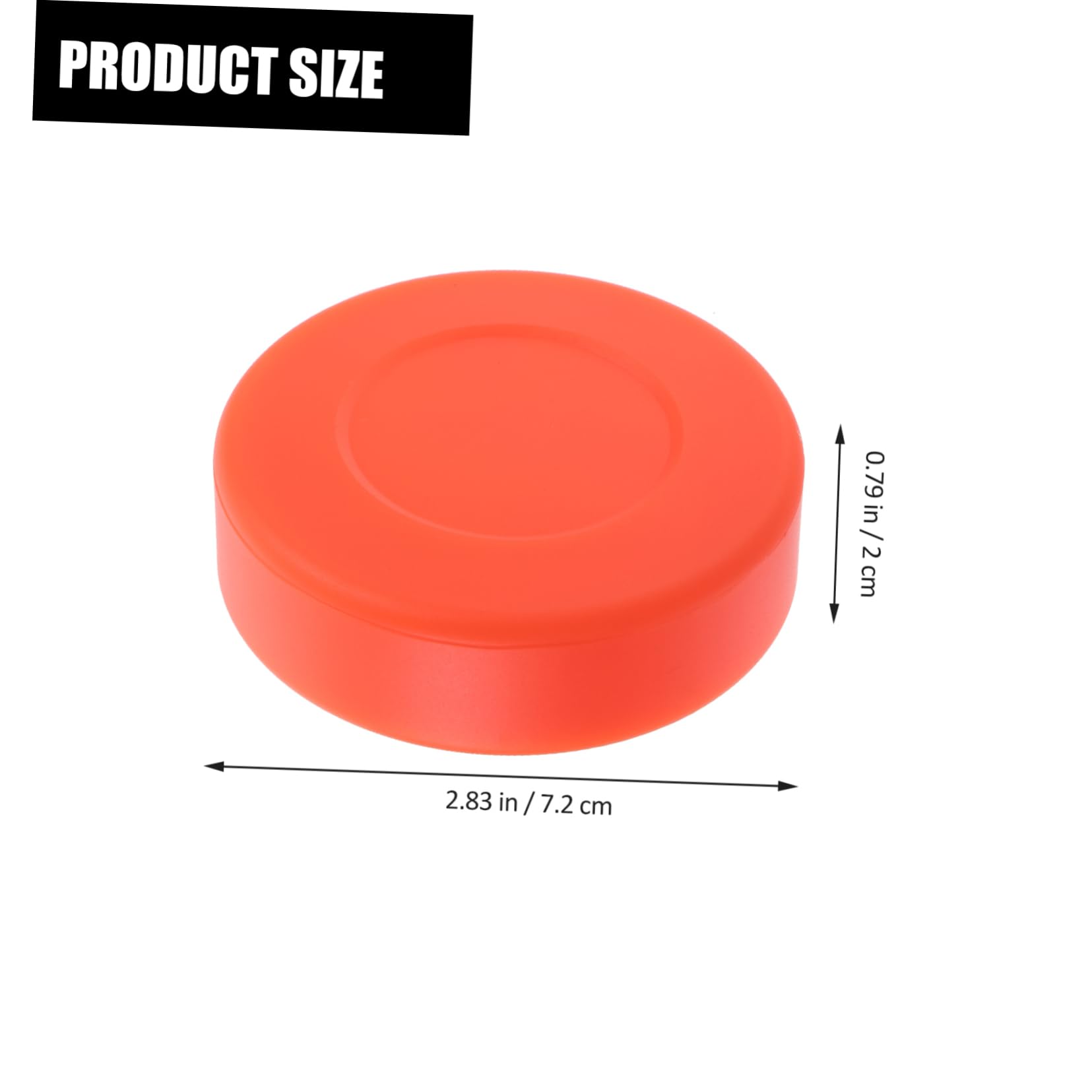 Abaodam 4pcs Dumb Puck Official Regulation Hockey Puck Hockey Accessory Puck for Training Hockey Training Ice Practicing Puck Hockey Indoor Pucks Hockey Practicing Accessory Golden