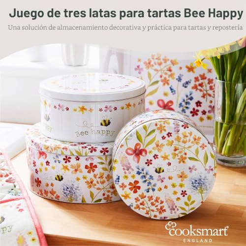 Cajas para galletas Be Happy de diseño alegre para conservar tus recetas caseras 4