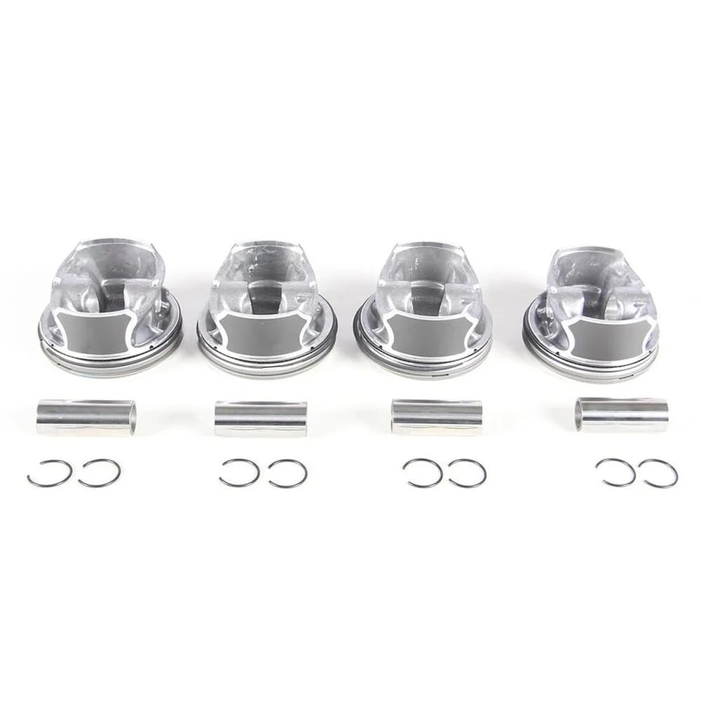 Set pistone e fasce elastiche Motore 1.6L compatibile con A200 B200 CLA200 2011-2019 OEM A2700302717