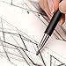JOVITEC 3 Pieces 2.0 mm Mechanical Pencil with Color and Black Cases Refills for Students Teacher for Draft Drawing Writing Crafting Art Sketching