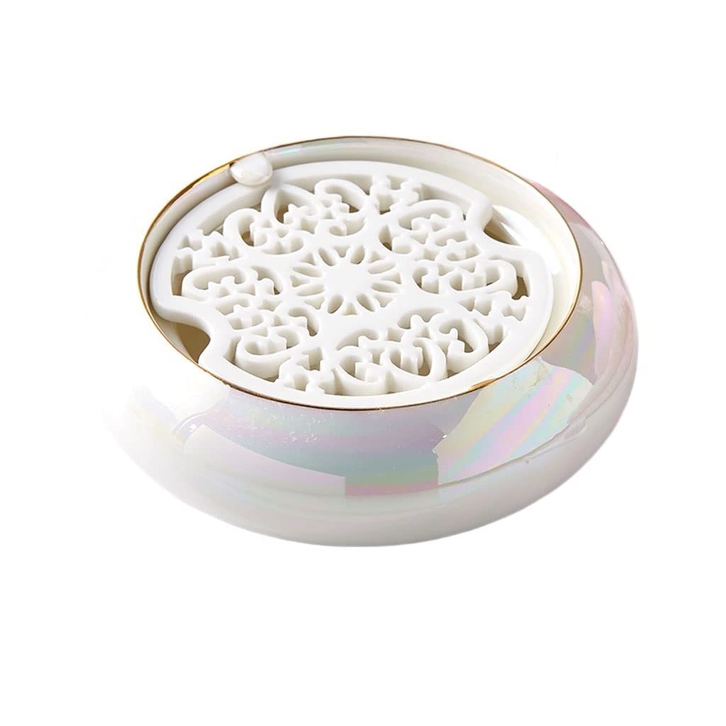 Jabonera Estilo nórdico Drenaje de cerámica Caja de jabón con encimera de encimera Cubierta de Lavabo Interior Cocina Creativa Simple baño baño Sojúcamine Caja de Jabón