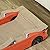 PawHut Cat Scratching Board, 2 in 1 Cat Scratcher Cardboard, Car-shaped Cat Scratch Bed with Catnip, for Indoor Use, 50 x 30 x 12.5cm, Red