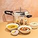 Vinod V-7L Stainless Steel Sandwich Bottom Pressure Cooker, 7.4 Quart