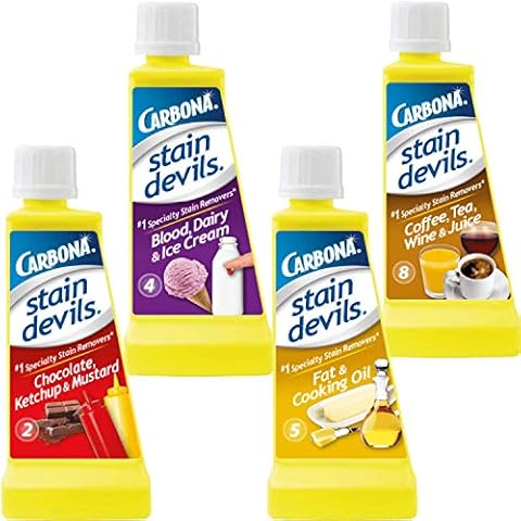 Carbona Liquid Stain Devil Food Clean Up Combo Set | Spot Stain Remover for Clothes Cover