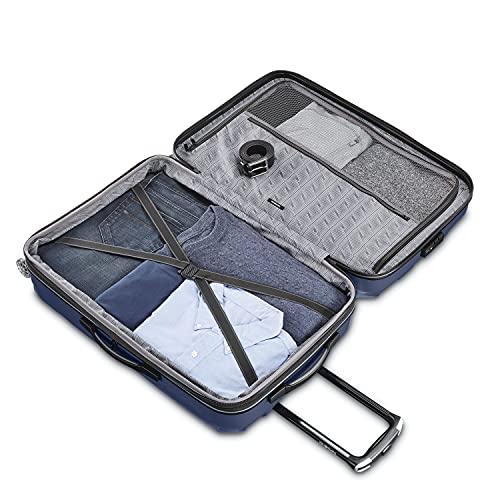 Image of Samsonite Centric 2 Hardside Expandable Luggage with Spinner Wheels, True Navy, Checked-Large 28-Inch