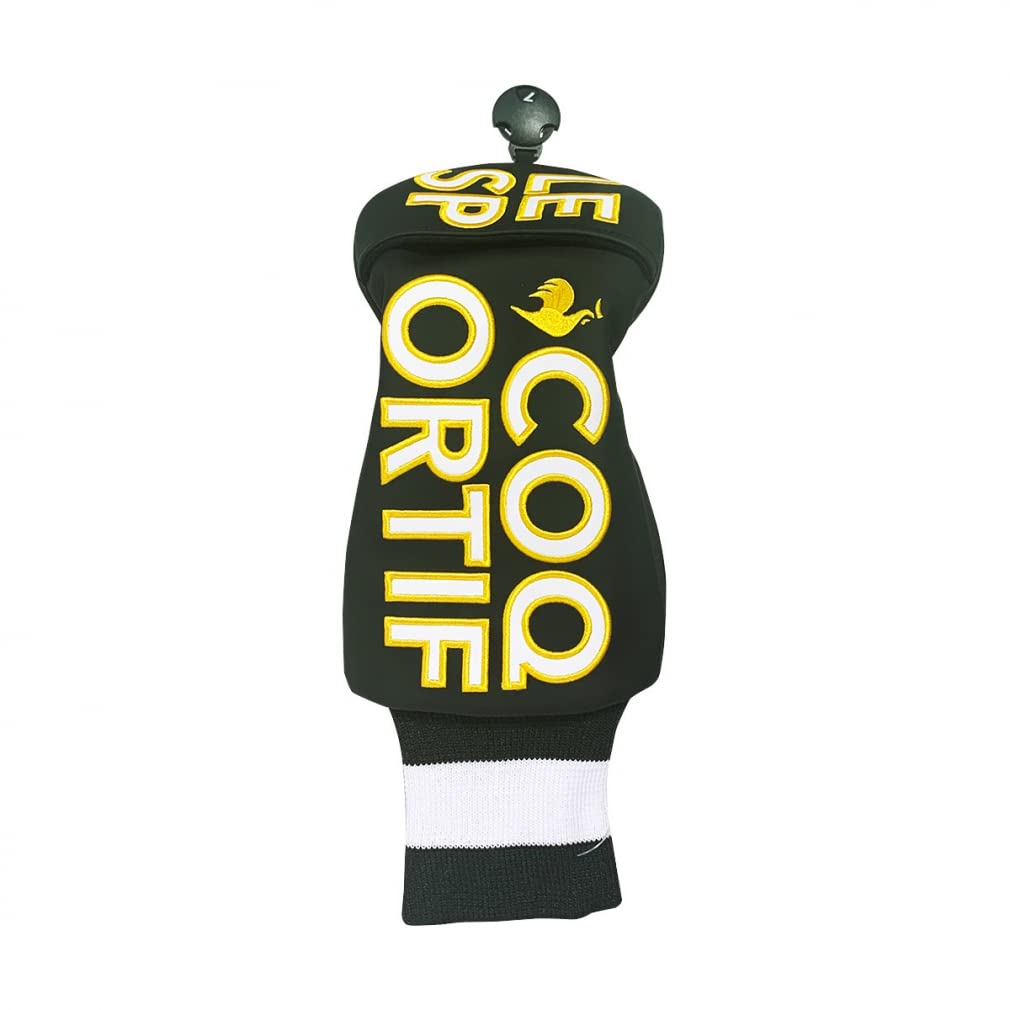 le Coq Sportif(??????????) Men's Golf, Black Yellow Fairway Wood, One Size