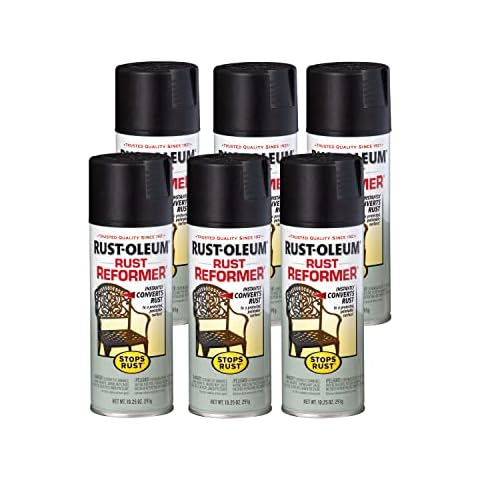 Rust-Oleum 215215-6PK Stops Rust Rust Reformer Spray, 10.25 oz, Black, 6 Pack Cover