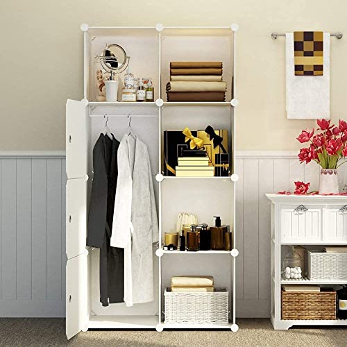 Image of Kids Plastic Collapsible Wardrobe Organizer for Storage | Cute Cartoon Design | Heavy Duty Cloth Organizer for Storage | Easy to Assemble | Perfect for Kids Room & Home (Black)