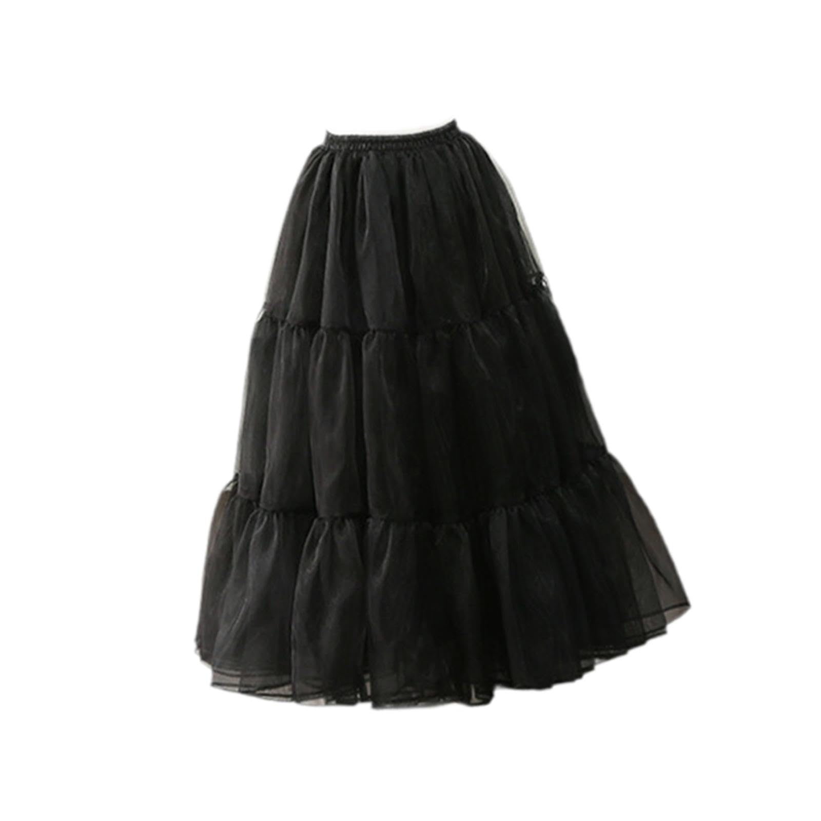 Sottoveste da donna morbida ed elegante, per abiti da sera, matrimoni, cosplay