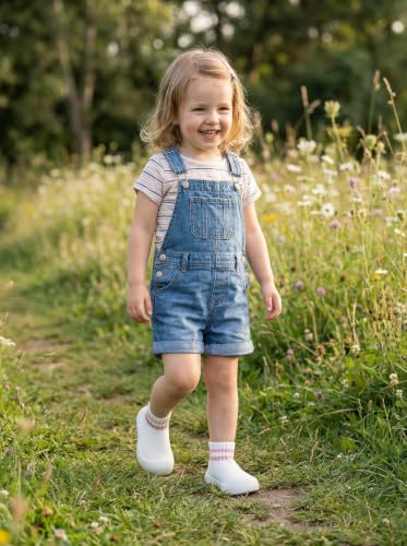 Image of Baby Sock Shoes Toddler Walking Slippers with Soft Rubber Sole