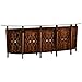 Jonathan Charles Mahogany Semi Circular Five Panel Registration Desk 495068