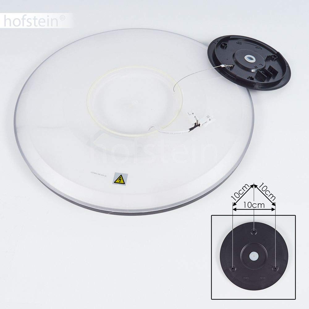 Plafonnier Led À Intensité Variable 40 X 40 Cm, 24 W, Panneau De Plafond Extra Plat, Éclairage