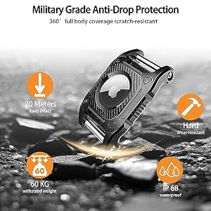 Airtag Dog Collar Holder Airtag Keyring, Waterproof AirTag Holder Hard TPU Full Protection Airtag Case for Dog Cat Collar, Key, Backpack, Luggage, GPS Tracker with Detachable Metal Bolt (Red) Airtag Dog Collar Holder Airtag Keyring, Waterproof AirTag Holder Hard TPU Full Protection Airtag Case for Dog Cat Collar, Key, Backpack, Luggage, GPS Tracker with Detachable Metal Bolt (Red)