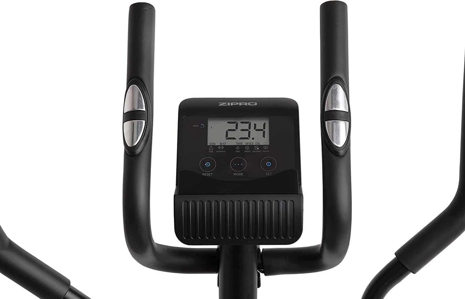 Zipro Elíptica Burn, Resistencia de hasta 120 kg, Ideal para el hogar, Equipo de Entrenamiento Cardiovascular, máquinas de Ejercicio, Entrenador doméstico, 8 Niveles de Resistencia