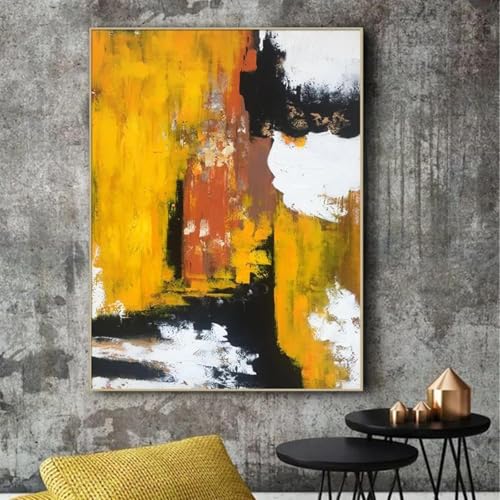 Impression sur toile encadrée abstraite 80x130 cm pour salon et maison