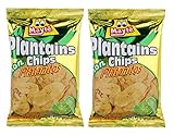 MAYTE Platanitos Limon 85 gr. - 2 Pack / Plantains Chips Lemon 3 oz. - 2 Pack.