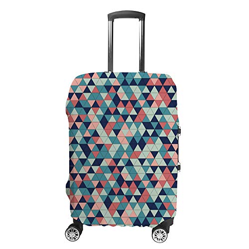 Housse de valise lavable et extensible motif géométrique pour soute taille L