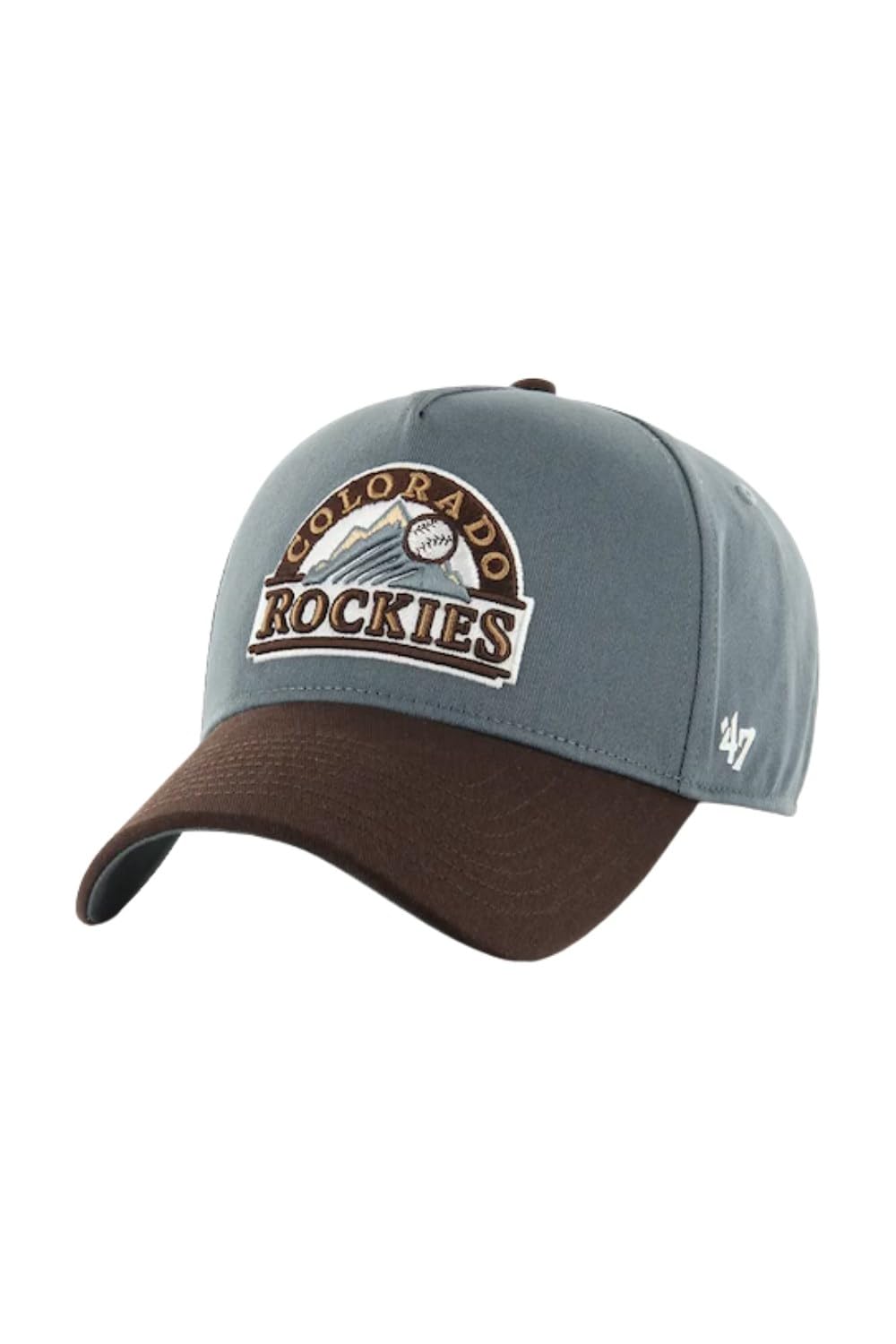 47 Sure Shot MVP DT Colorado Rockies Cap Basalt S098 Basalt One Size, grey, One Size