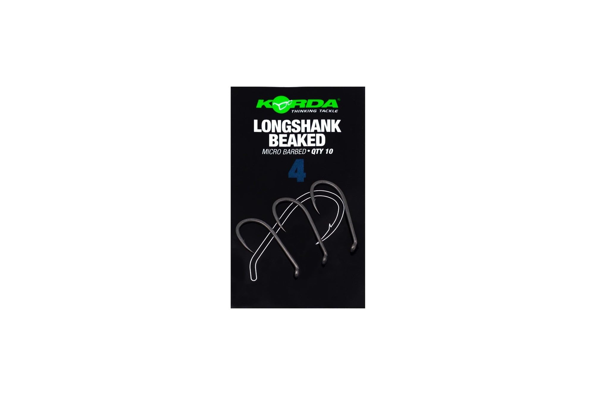 Korda Longshank Beaked Hooks Barbless : 8