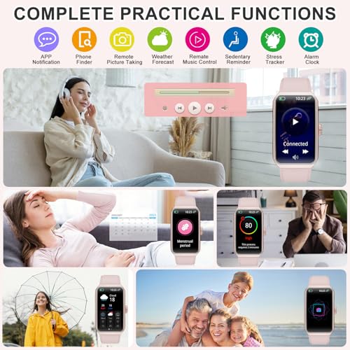 Image of Fitness Tracker with Heart Rate /Blood Oxygen /Sleep Monitor, 100+ Sports Modes Smart Watches for Women Men, Activity & Step Trackers Smart Watch for Andriod iOS Phones