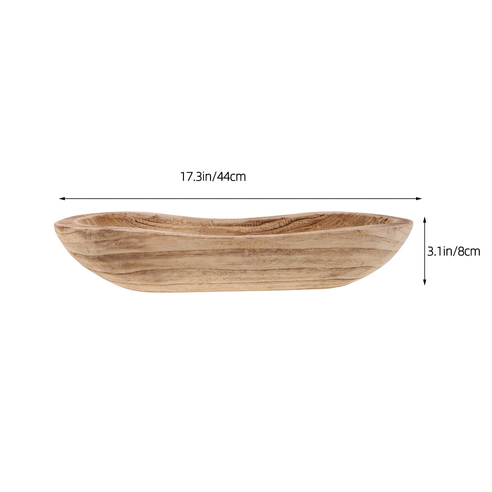 Operitacx Portacandele in Legno Rustico a Forma Lunga e Stretta, Vassoio Decorativo Multifunzionale per Centro Tavola in Stile Country Facile da Mantenere la Casa