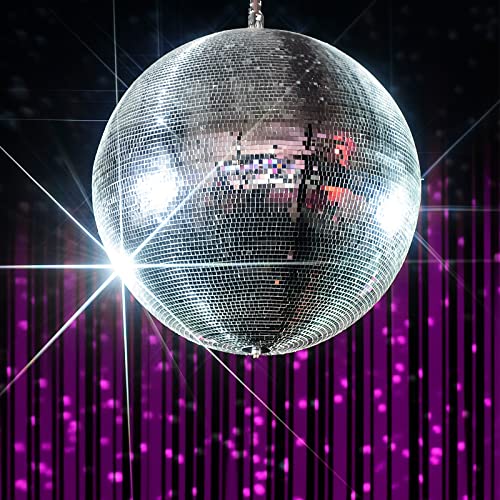 Espejos autoadhesivos mini con reflejo brillante para decoración de bolas disco 6