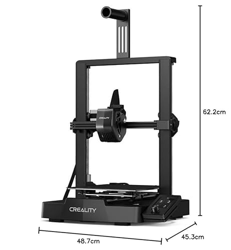 Creality Ender 3 V3 SE Impresora 3D con Velocidad de impresión de 250 mm/s Sensor de tensión táctil CR Extrusor Directo Doble Eje Z y Eje Y Impresión 8.6 * 8.6 * 9.8in