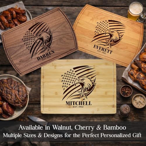 Tabla de cortar personalizada grabada para hombre miniatura 5