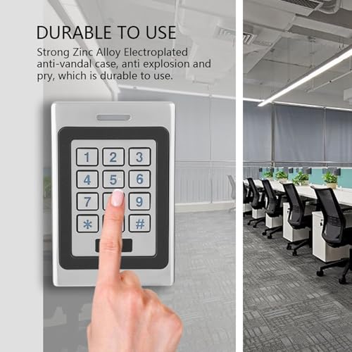 de Control de Acceso a Puertas, Resistente Al Agua IP67 Controlador de Tarjeta RFID Teclado Teclado para Puerta de Garaje Teclado con Tarjeta IP68 Candados Combinados