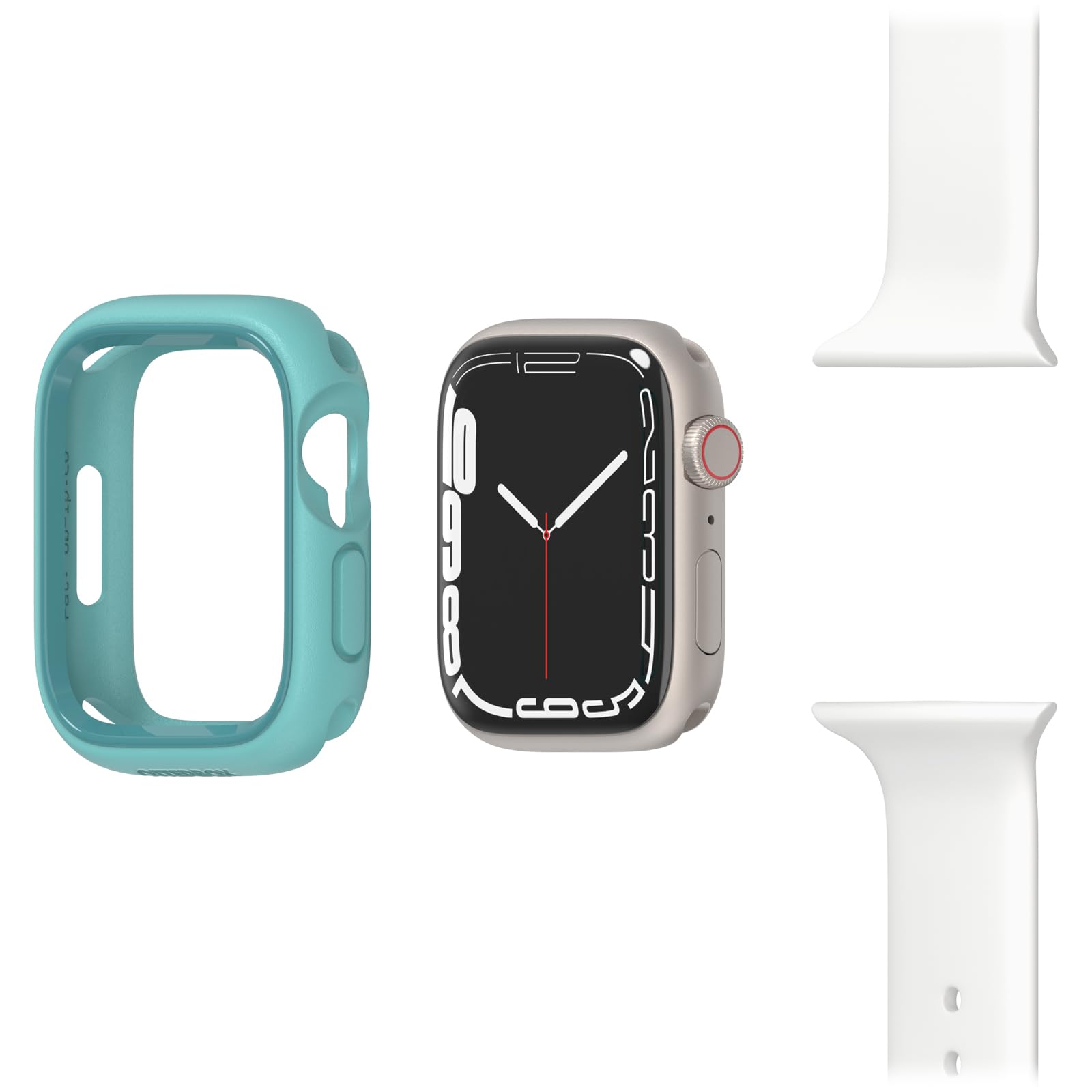 OtterBox Bumper Apple Watch Series 8/7-45mm, antichock e cadute, sottile e protettivo per schermo e bordi dell' Apple Watch, Columbia