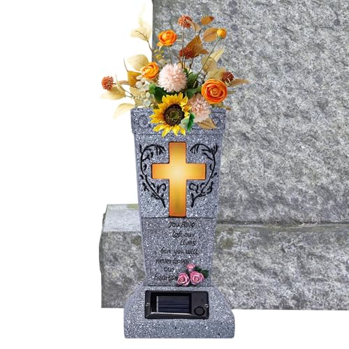 Vases funéraires avec épines pour stabiliser les fleurs sur les tombes
