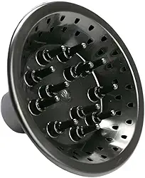 Difusor De Ar Para Secador Universal Profissional Definidor Cachos Cabelo Vários Modelos Preto