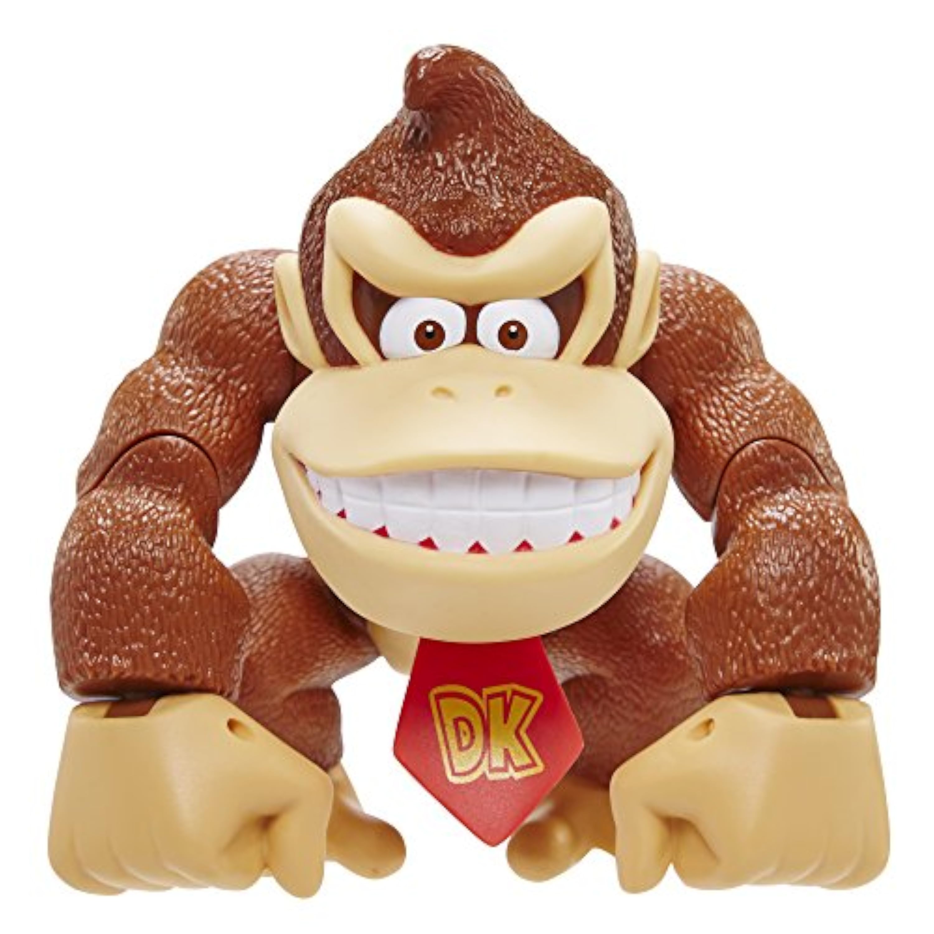 Super Mario - Figura Donkey Kong de 15 cm de Altura - Figura Totalmente Articulada - Juguete Niños 3 Años +