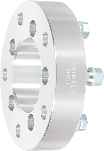 Miniatura 8 de SCITOO Adaptadores de rueda de 1.5 pulgadas, 5x5.5 a 5x4.5, pernos de 12 pulgadas, compatibles con 1980-1983 para adaptadores de rueda F100 para