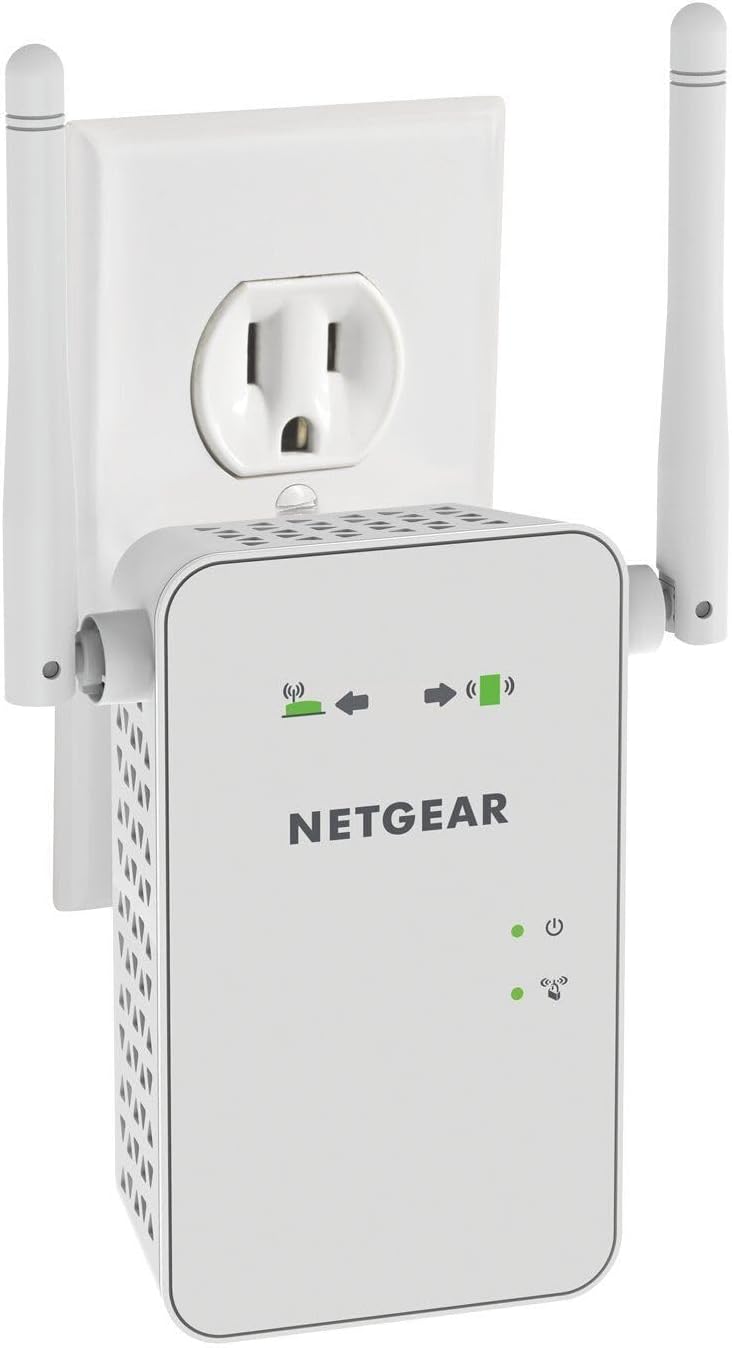 NETGEAR - AC750 Dual-Band Wi-Fi Range Extender - White EX6100-100NAS (Renewed)