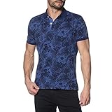  Polo Pepe Jeans Estampado Tropical Alexandre para Hombre M Azul