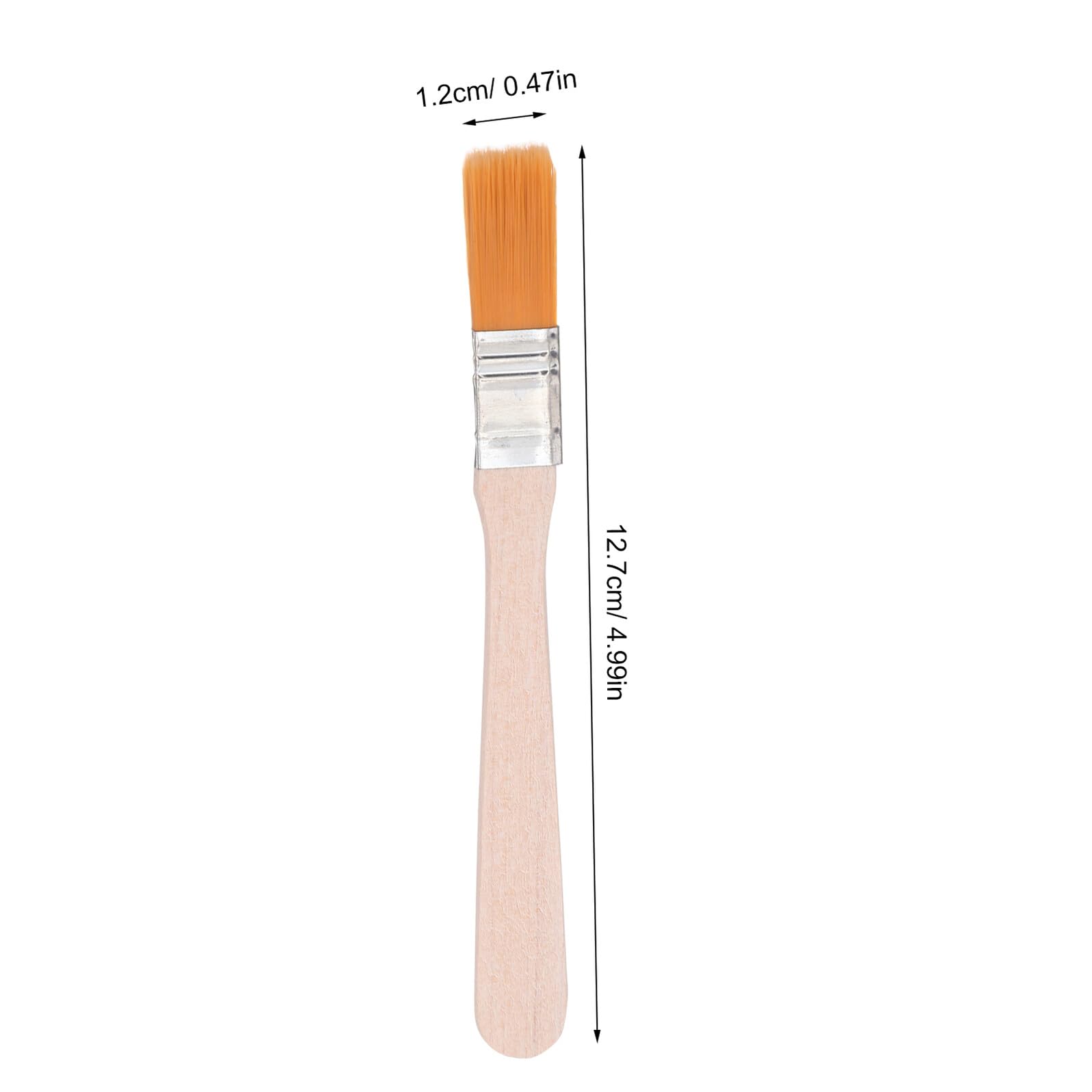 ORFOFE 36 Pezzi Pennelli Nylon per Vernice con Manico in Legno Spazzole per Pittura Mobili Armadi Recinzioni e Pareti Pennello Dettaglio per Angoli e Ritocchi Strumenti Versatili per