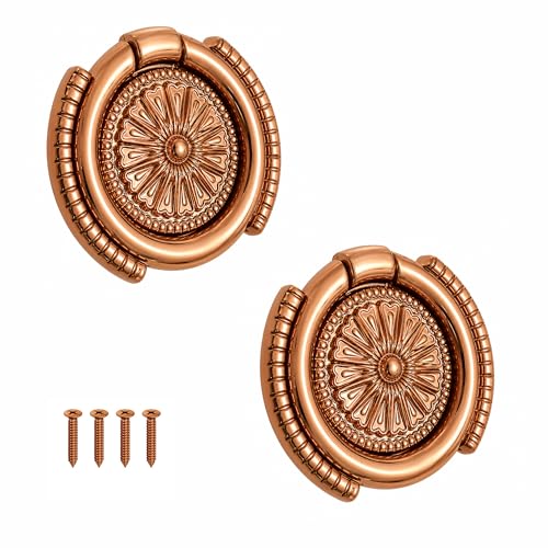 Image of VOLO 2 Pieces Cabinet Knob /Kadi | Pull Knobs for Drawers, Wardrobes & Cupboards | Ideal for Kitchen & Home | (Kadi-19) | (Rose Gold, 2 Pieces)