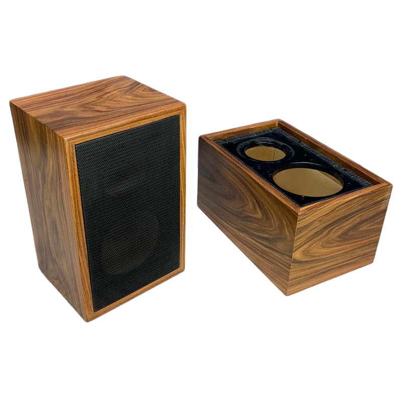 Haut-parleurs acoustiques 12,7 cm faits main en bois système LS3/5A