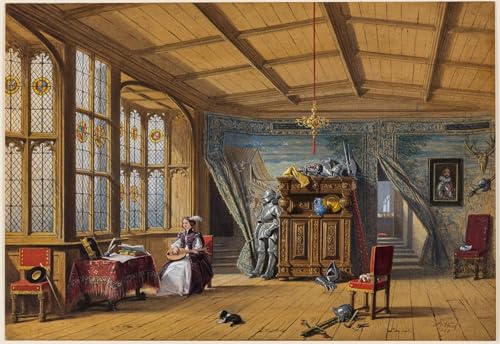 Lienzo Clásico Sala hacia Capilla de Nash 60x90cm para dar vida y amplitud a paredes vacías
