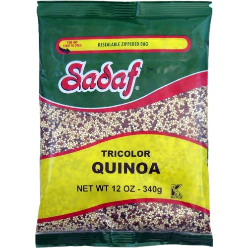Sadaf Tricolor Quinoa - Quinoa Grains for Cooking & Food
