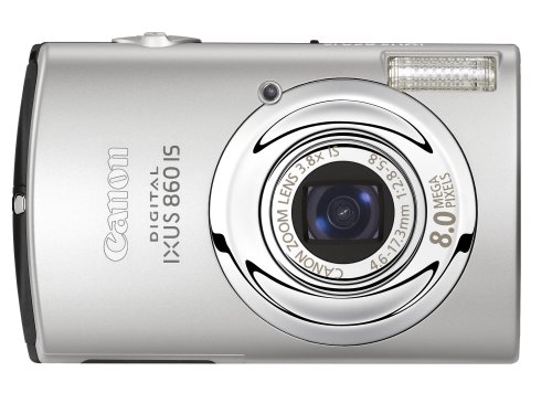 Canon Digital IXUS 860 IS Digitalkamera (8 MP, 3, 8-fach Zoom, 7,6cm (3 Zoll) Display, Bildstabilisator) silber – Bild 3